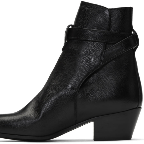 AUTHENTIC YSL Black Wyatt Jodhpur Boots - Picture 5 of 15